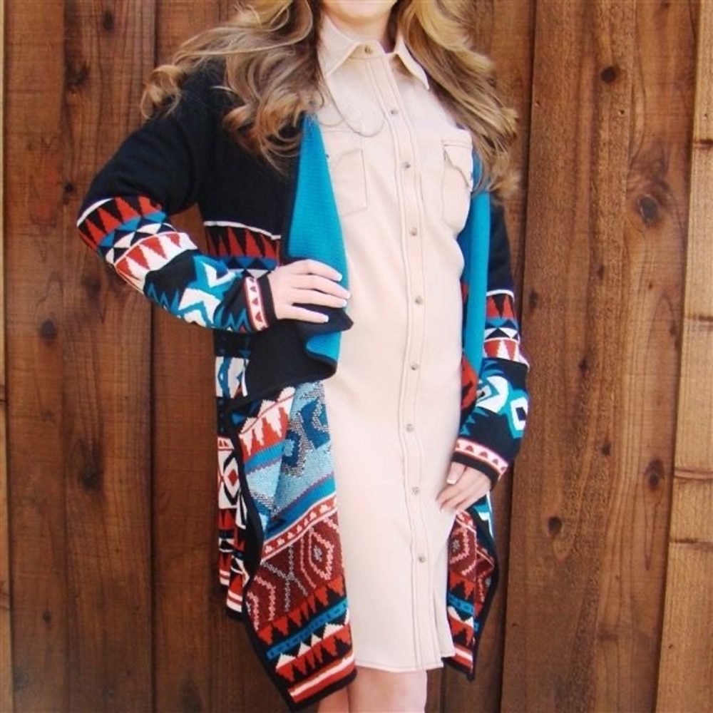 🆕 Aztec Cardigan - Picture 8 of 16